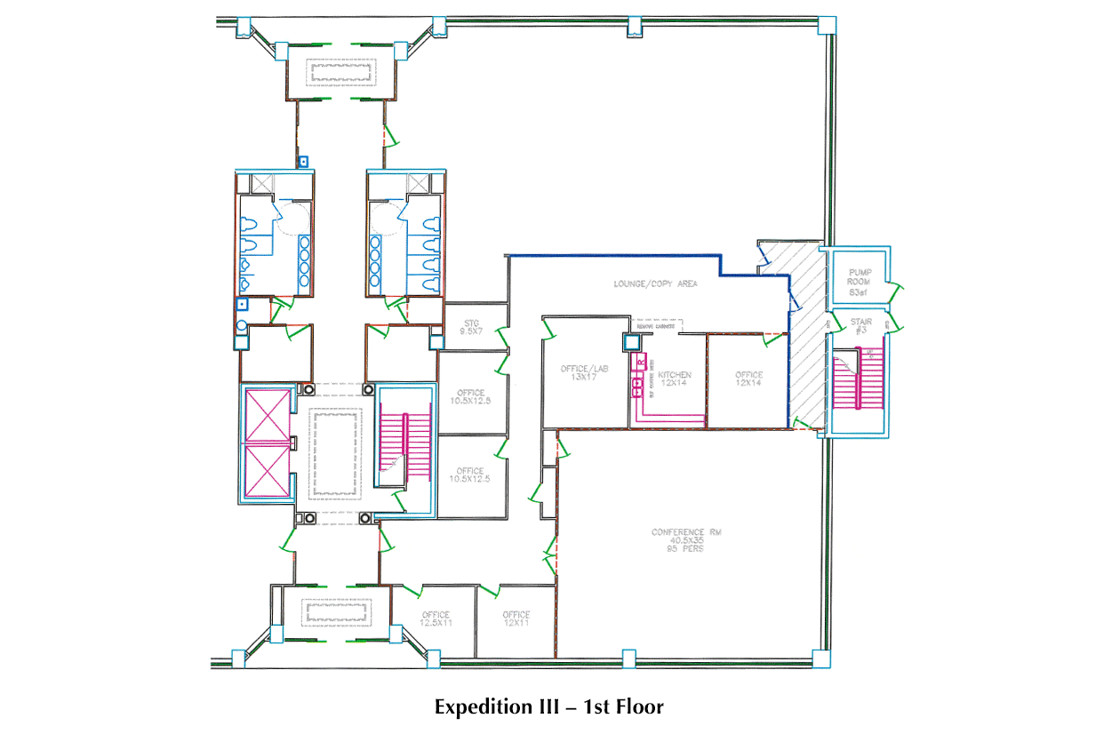 Expedition III floorplan - 1st floor